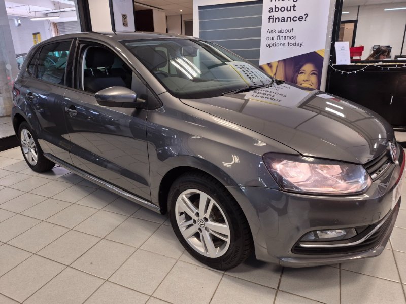 Grey 2017 Volkswagen Polo 1.2 TSI BlueMotion Tech Match Hatchback 5dr Petrol Manual Euro 6 s/s 90 ps in Bognor Regis